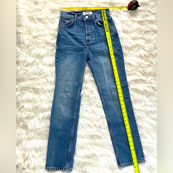 Reformation Cynthia high rise straight let jeans 24 - Picture 6 of 10